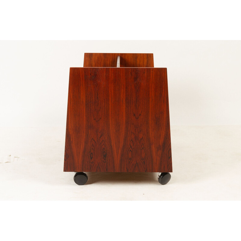 Magazine Rack in Rosewood by Rolf Hesland for Bruksbo 1960s