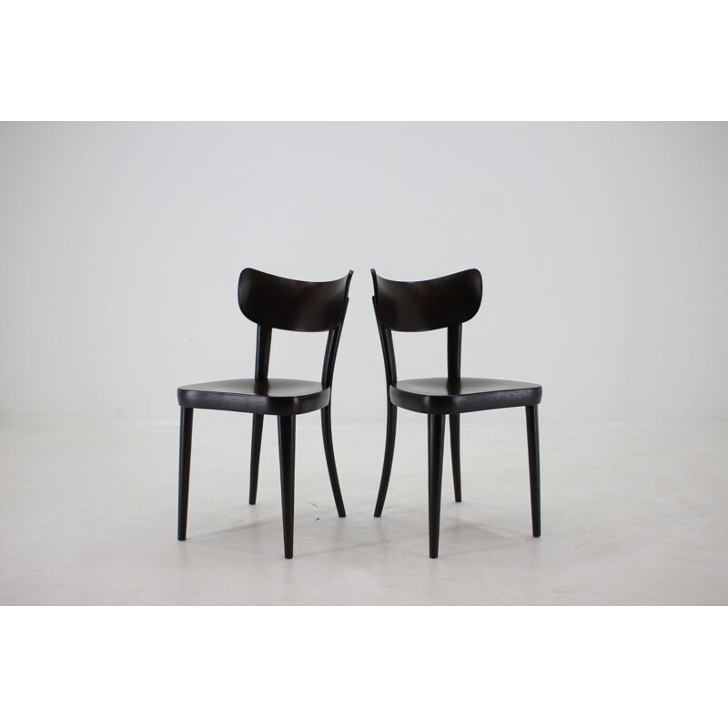 Set of 4 vintage Dining Chairs by Thon Thonet, 1960s