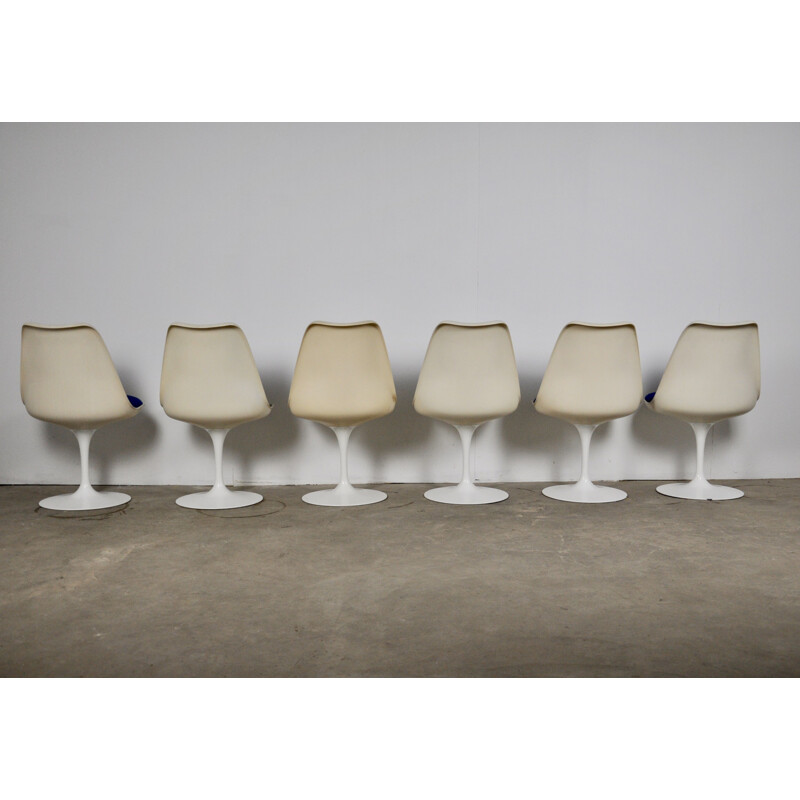 Set of 6 Tulip chairs by Eero Saarinen for Knoll International, 1960s