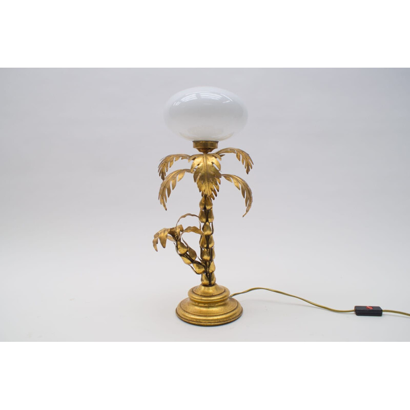 Vintage palm tree table lamp by Hans Kögl, Germany 1970