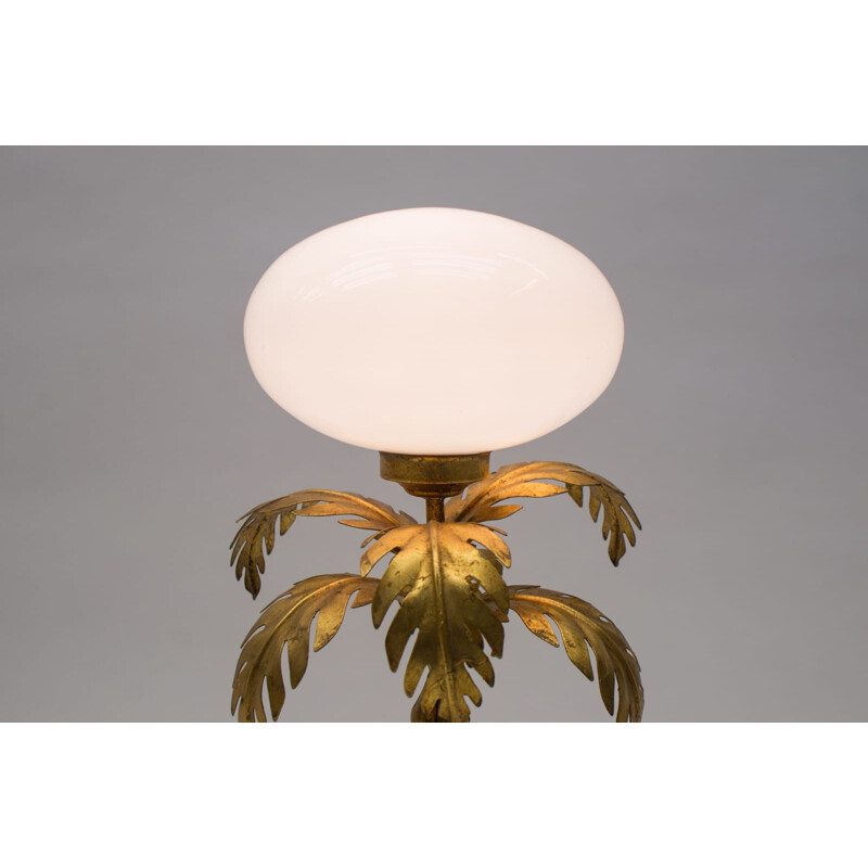 Lampe de table vintage palmier par Hans Kögl, Allemagne 1970