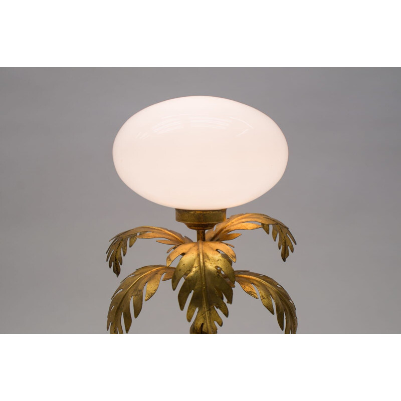 Vintage palm tree table lamp by Hans Kögl, Germany 1970