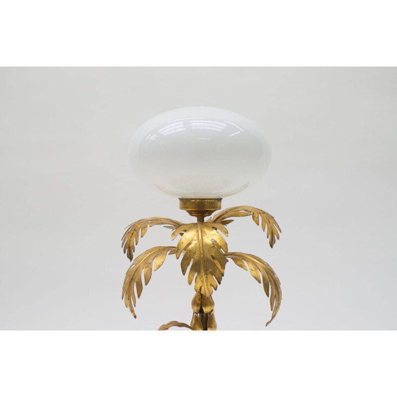 Vintage palm tree table lamp by Hans Kögl, Germany 1970