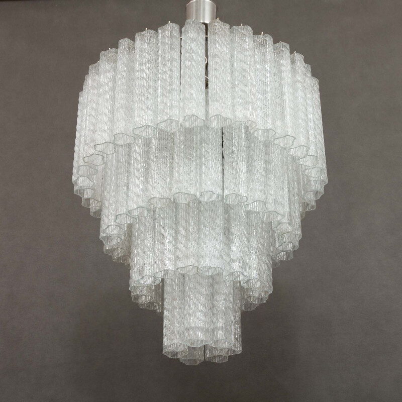 Vintage Venini Murano glass chandelier 1960