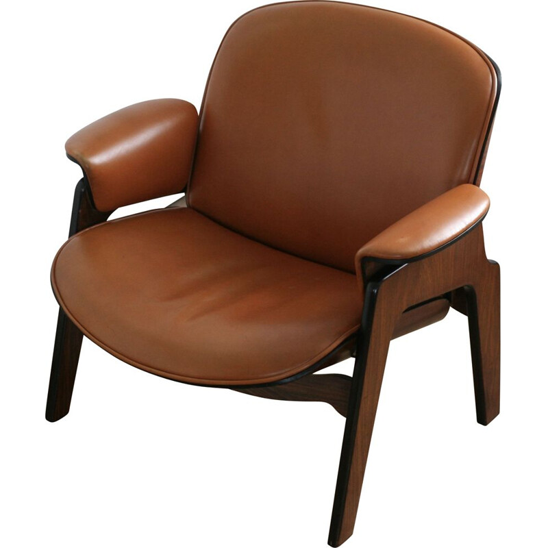 Vintage lounge armchair by Ico Parisi, MIM ROMA edition, Italy, 1960