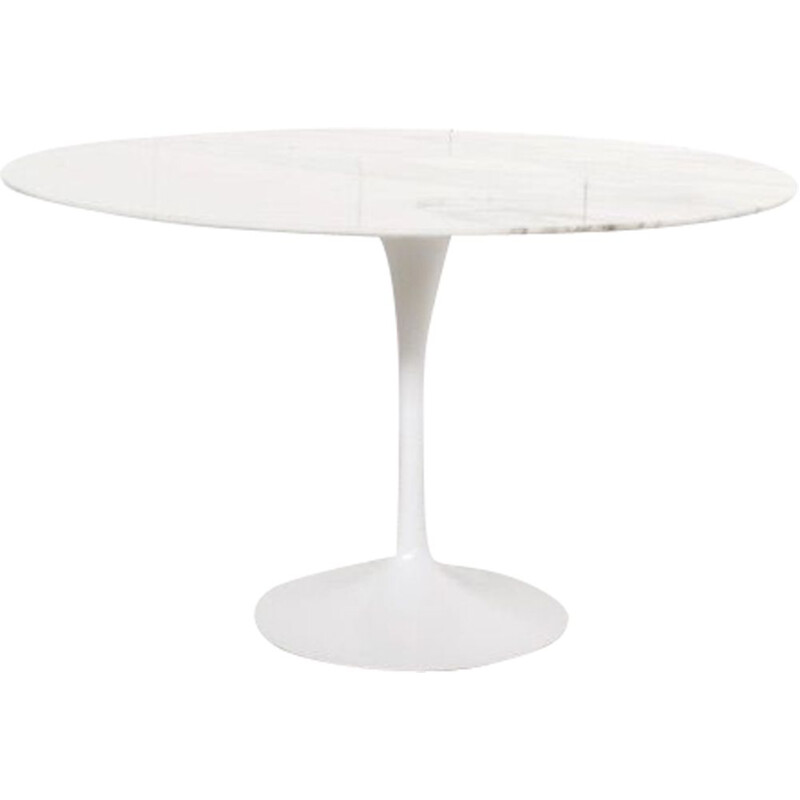 Vintage marble dining table by Eero Saarinen for Knoll International, 1970s