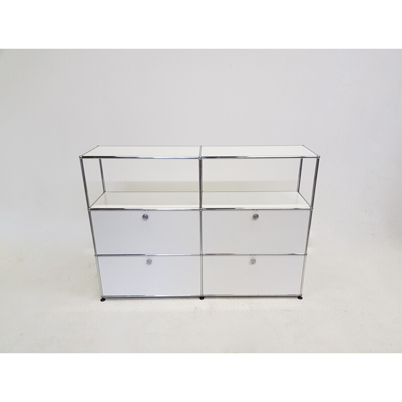 Vintage white chest of drawers by USM Haller
