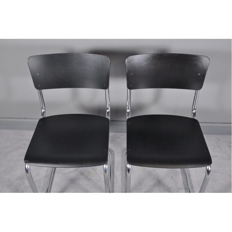 Set of 2 vintage Dining Chairs S43 by Mart Stam for Thonet, 1931s