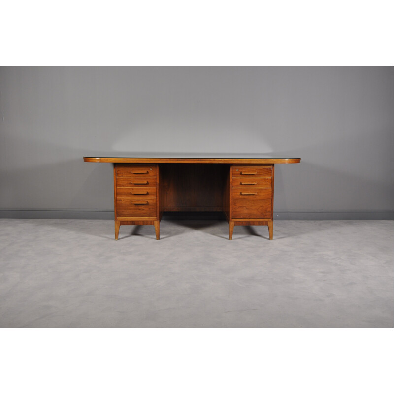 Mid Century Teak Desk from AB Westbergs Möbelfabrik in Tranås, 1950s