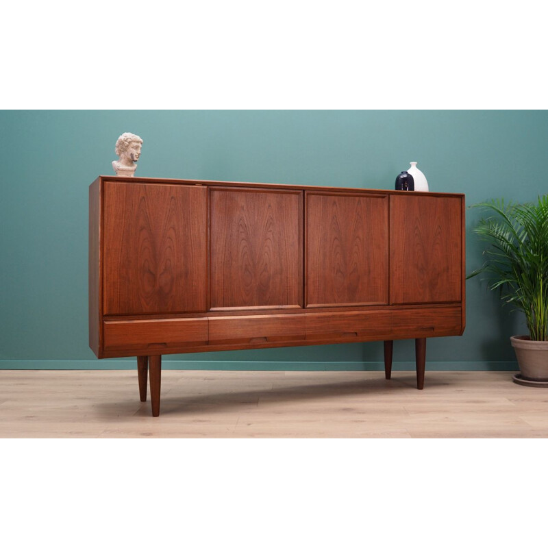 Vintage teak sideboard by H. Kjaernulf from Vejle Stole Og Mobelfabrik, 1960-70s