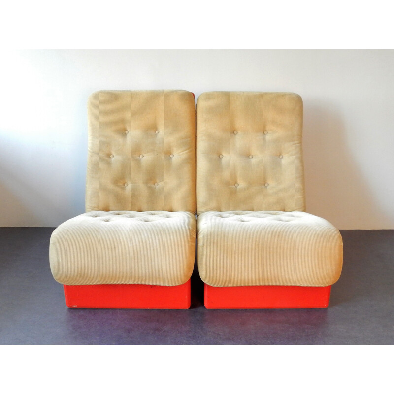 Pair of vintage lounge chairs for Cado, Denmark 1960