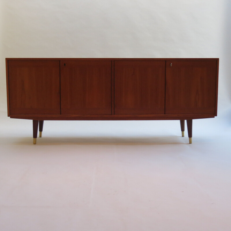 Vintage Sideboard In Teak By Fredrik Kayser For Gustav Bahus, 1960s