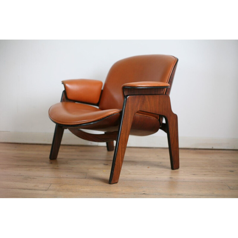 Vintage lounge armchair by Ico Parisi, MIM ROMA edition, Italy, 1960