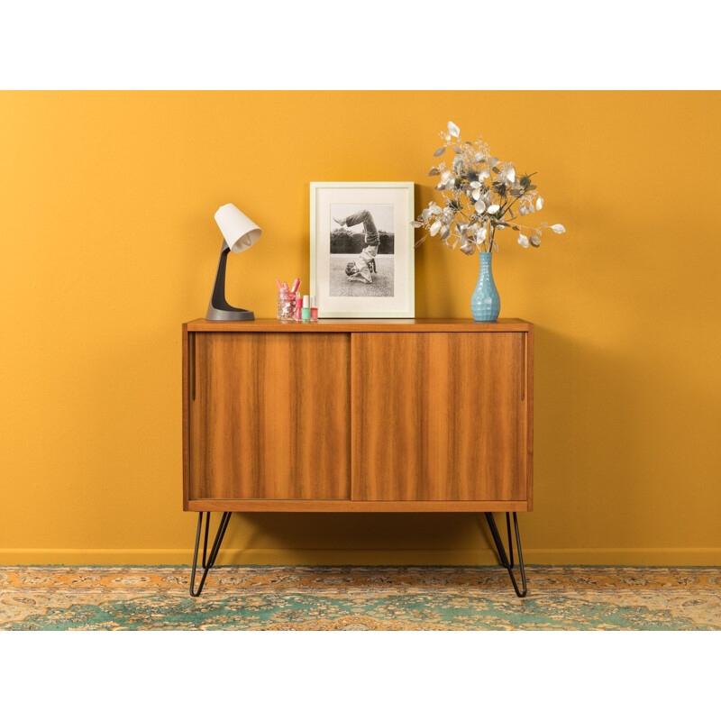 Vintage sideboard scandinavian style with slinding doors, 1950s