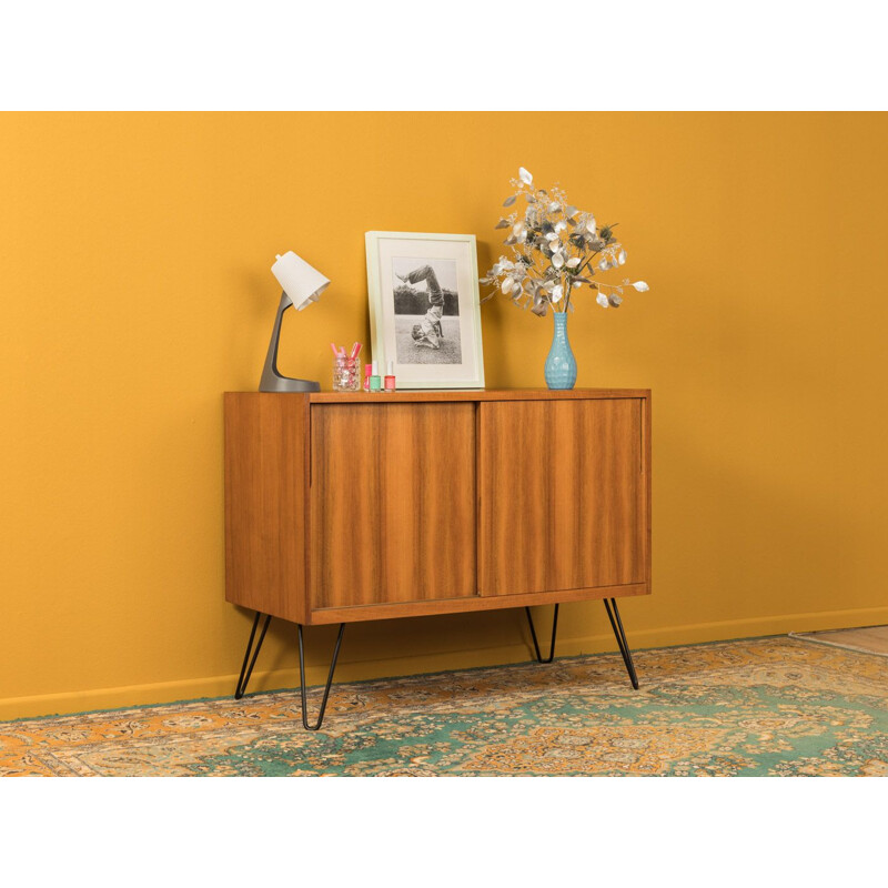 Vintage sideboard scandinavian style with slinding doors, 1950s