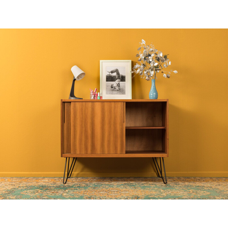 Vintage sideboard scandinavian style with slinding doors, 1950s