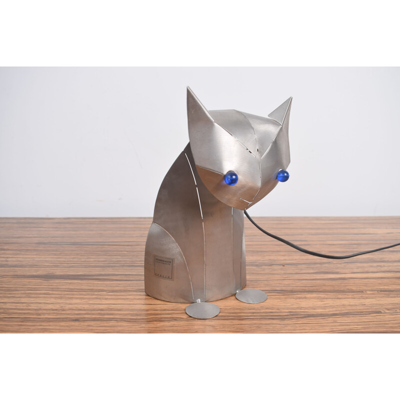 Vintage Katze lamp van Reinhard Stubenrauch