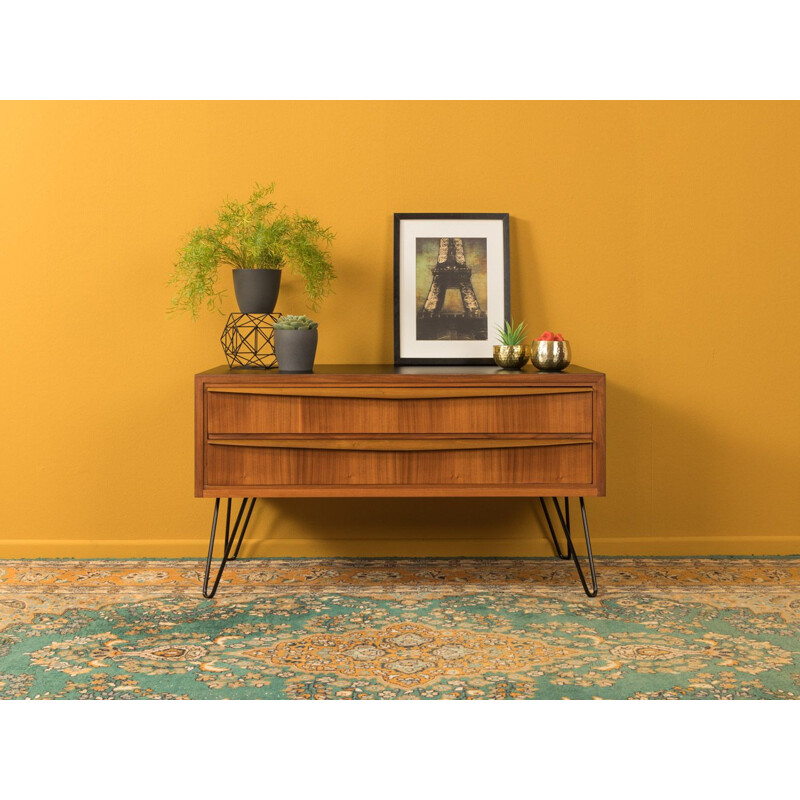 Vintage chest of drawers in oak, 1960s