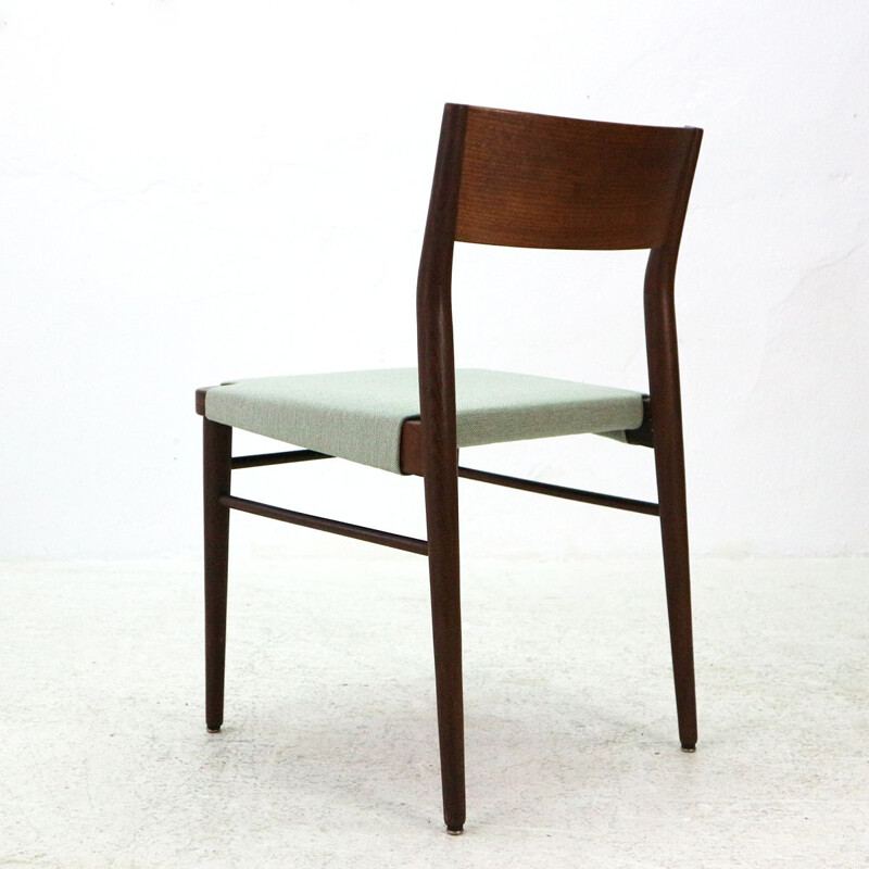 Pair of Wilkhahn Model 351 teak dining chairs by Georg Leowald, 1950s