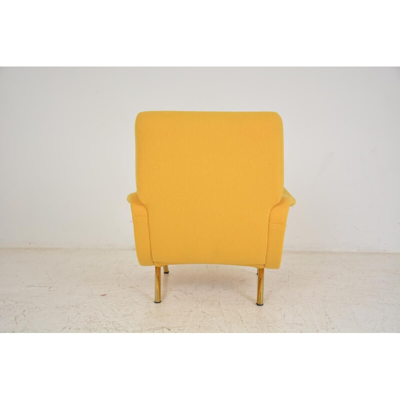 Vintage yellow armchair "LADY" by Marco ZANUSO