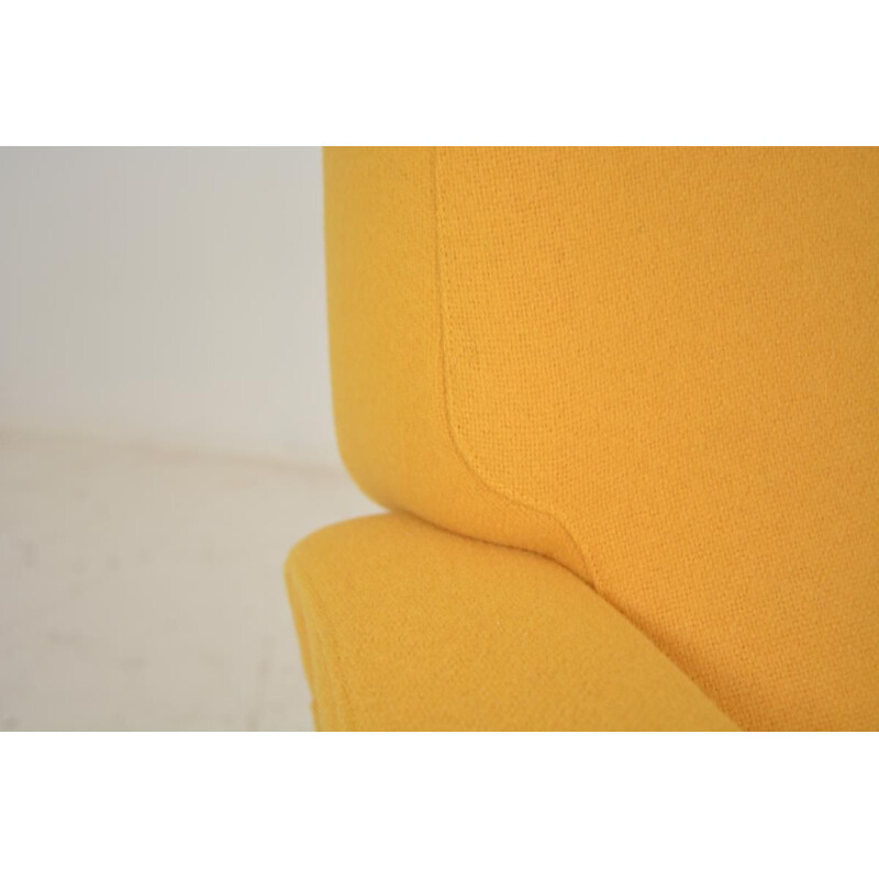 Vintage yellow armchair "LADY" by Marco ZANUSO