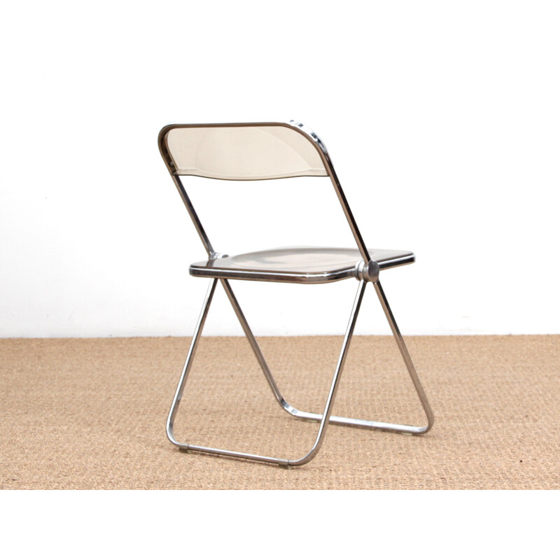 Set of 6 folding vintage chairs model Plia by Giancarlo Piretti