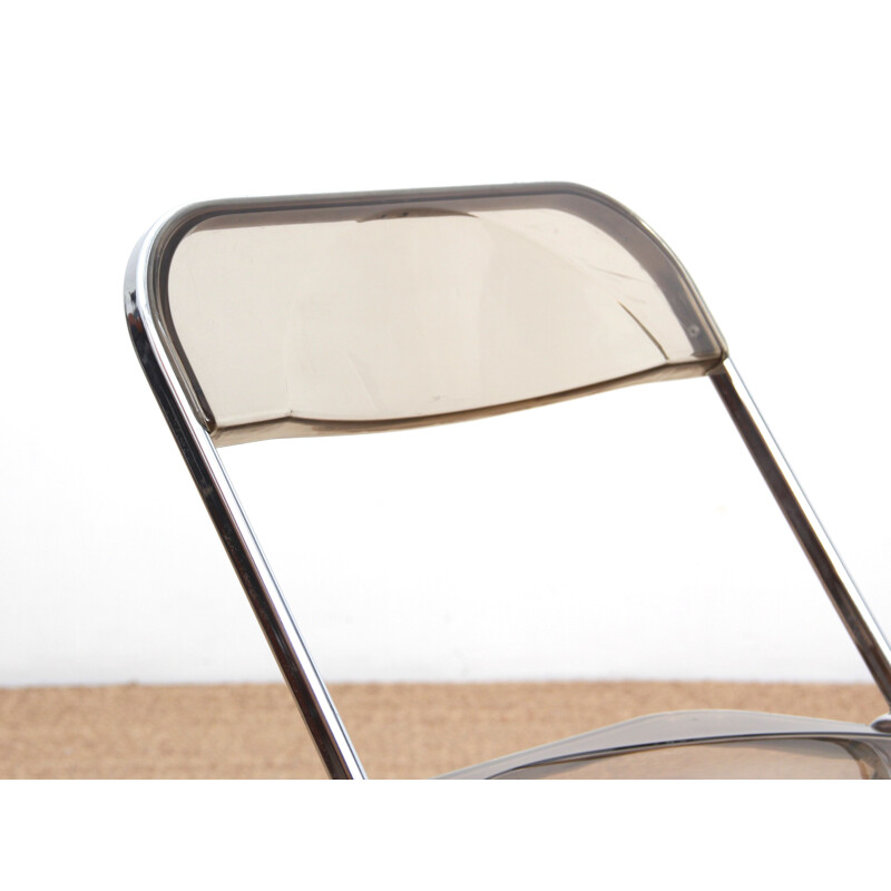 Set of 6 folding vintage chairs model Plia by Giancarlo Piretti