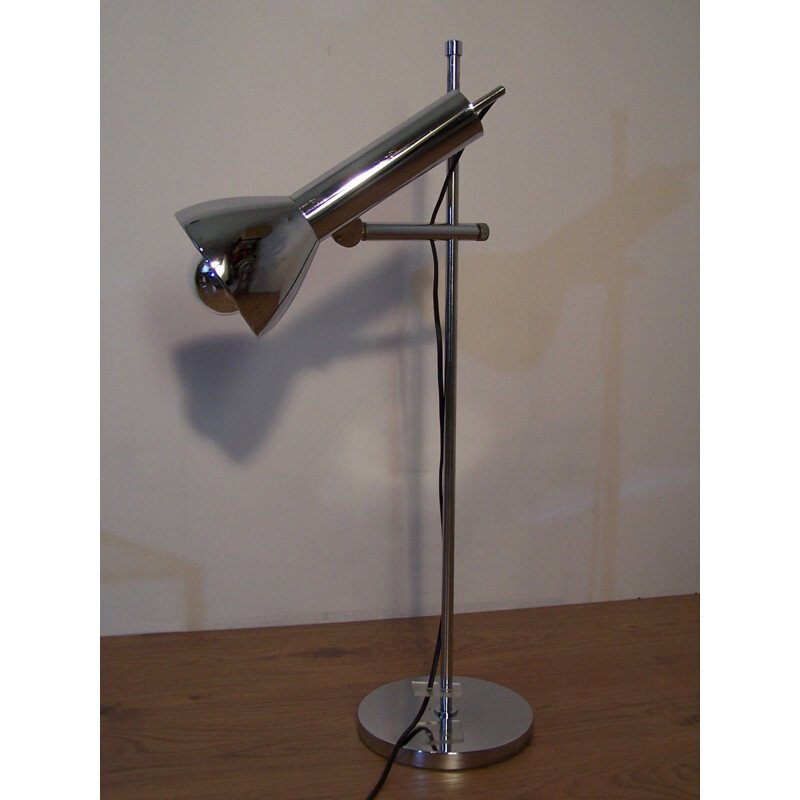  Lampe articulée vintage chromée 1960