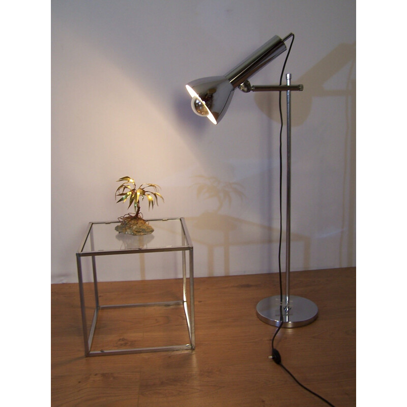  Lampe articulée vintage chromée 1960