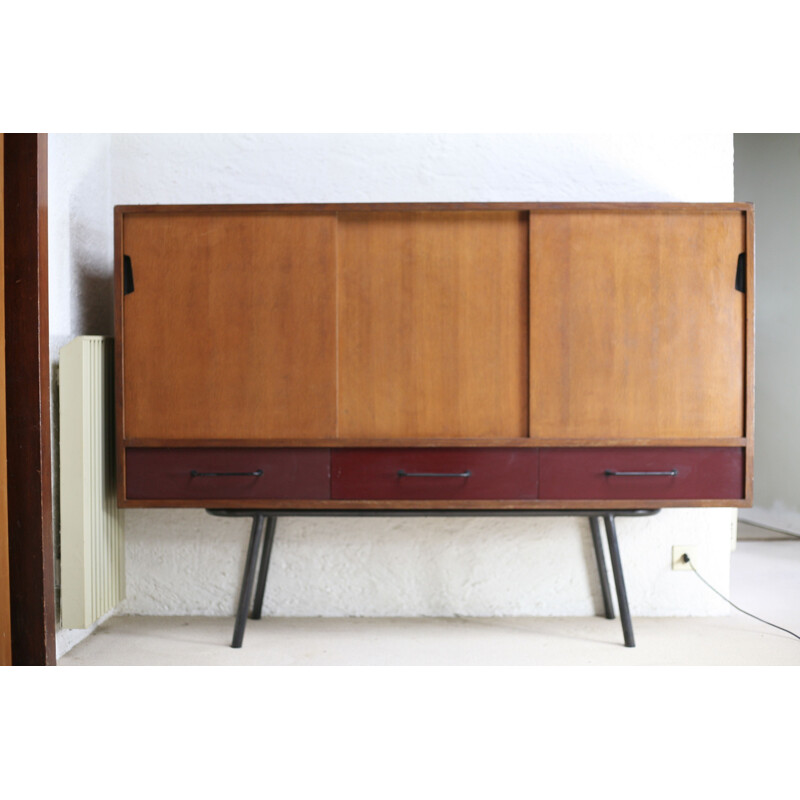 Credenza vintage 102 di Janine Abraham per Meubles Tv, Francia 1953