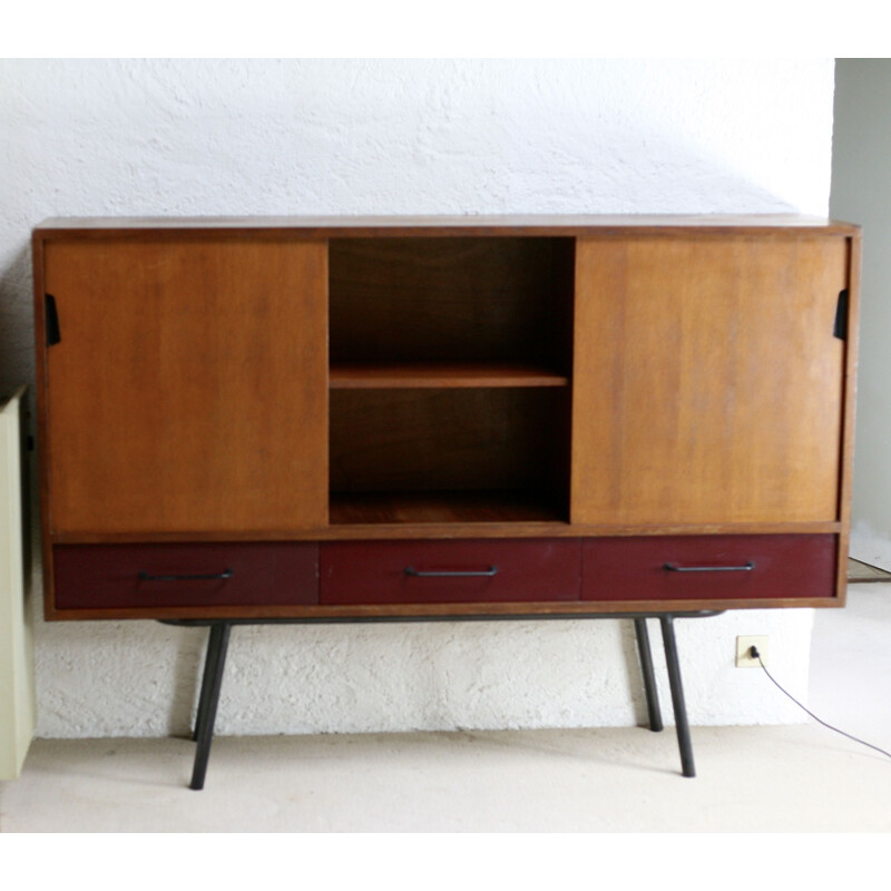 Vintage dressoir 102 van Janine Abraham voor Meubles Tv, Frankrijk 1953