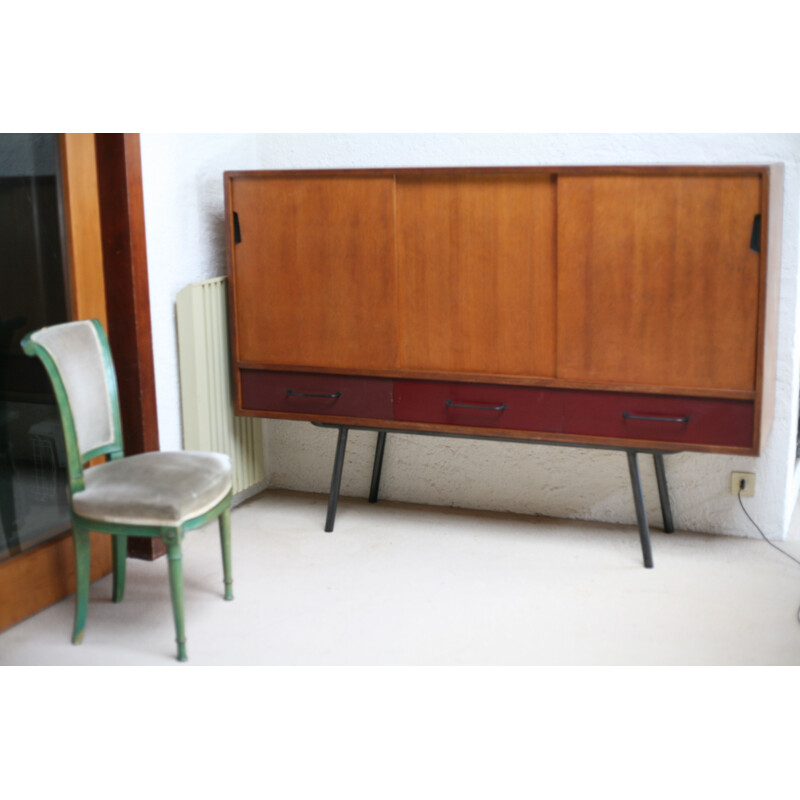 Credenza vintage 102 di Janine Abraham per Meubles Tv, Francia 1953