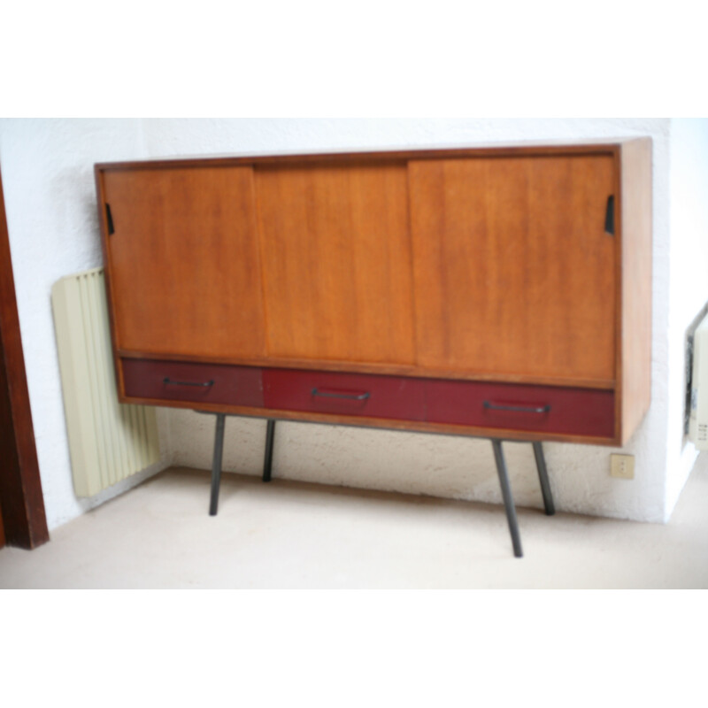 Credenza vintage 102 di Janine Abraham per Meubles Tv, Francia 1953