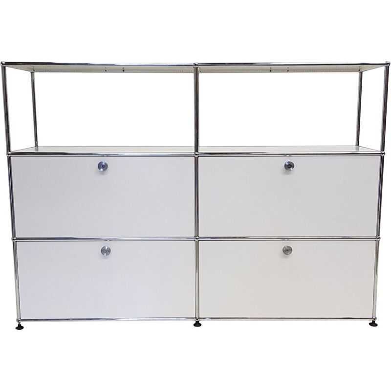 Vintage white chest of drawers by USM Haller