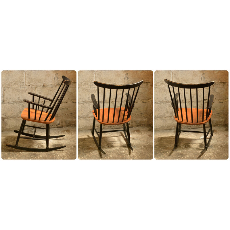 Vintage Rocking-chair by Inge Andersson