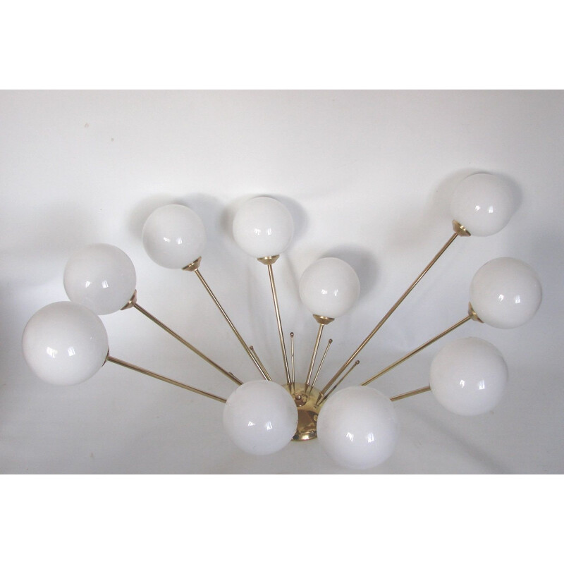 Italian Stilnovo chandelier, 1960s