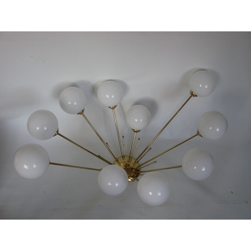 Italian Stilnovo chandelier, 1960s