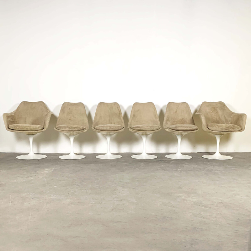 Ensemble de fauteuils et chaises vintage Tulip par Eero Saarinen pour Knoll, 1960