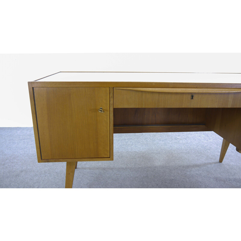 Midcentury Desk by Franz Ehrlich for VEB Deutsche Werkstätten Hellerau, Bauhaus