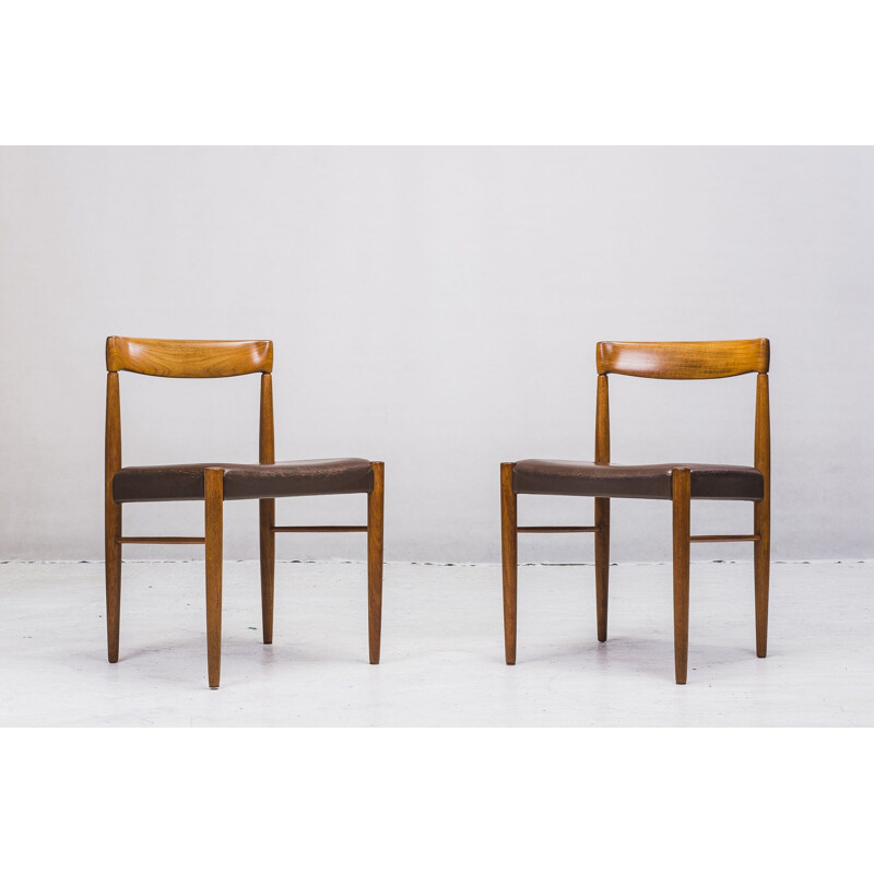 Set of 2 Vintage Teak Dining Chairs by HW Klein for Bramin, 1960s