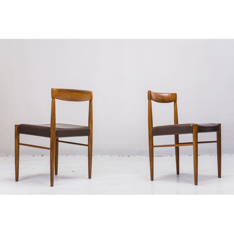 Set of 2 Vintage Teak Dining Chairs by HW Klein for Bramin, 1960s