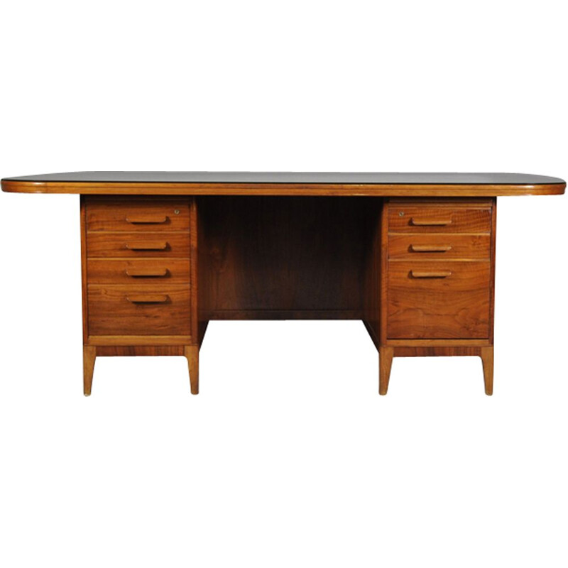 Mid Century Teak Desk from AB Westbergs Möbelfabrik in Tranås, 1950s