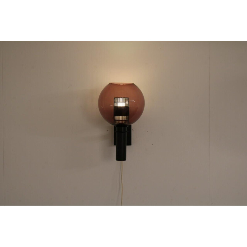 1960s Dutch wall lamp  manufactured by Philips in the Netherlands