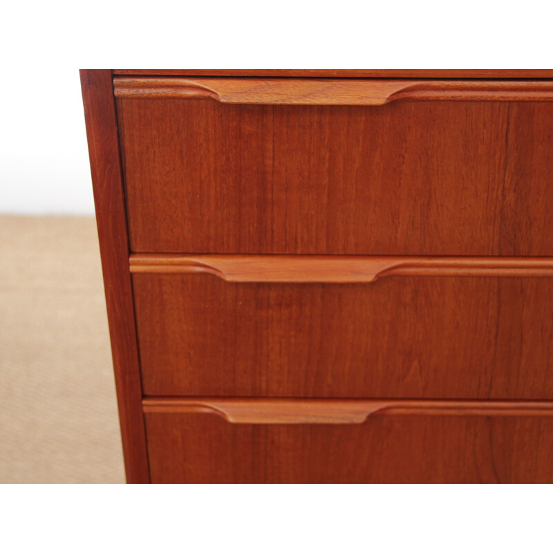 Scandinavian vintage chest of drawers in teak