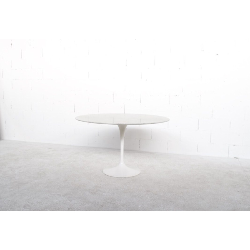 Vintage marble dining table by Eero Saarinen for Knoll International, 1970