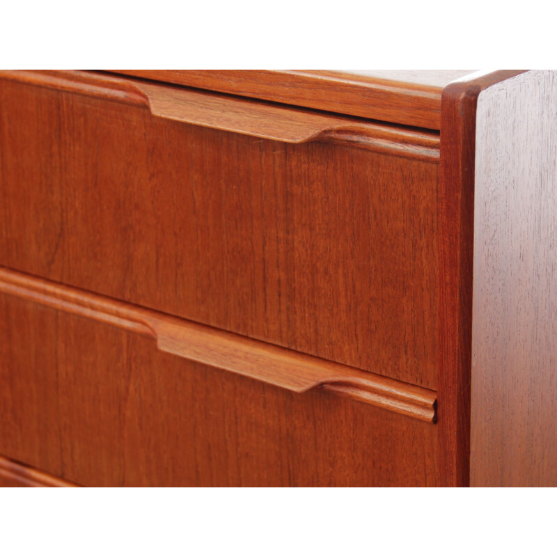 Scandinavian vintage chest of drawers in teak