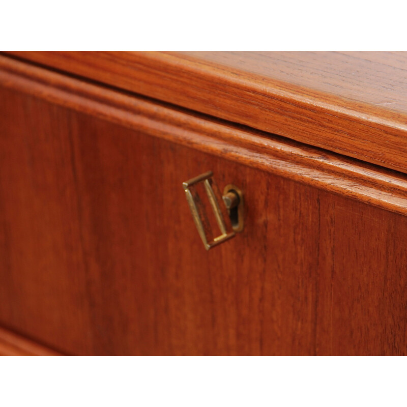 Scandinavian vintage chest of drawers in teak