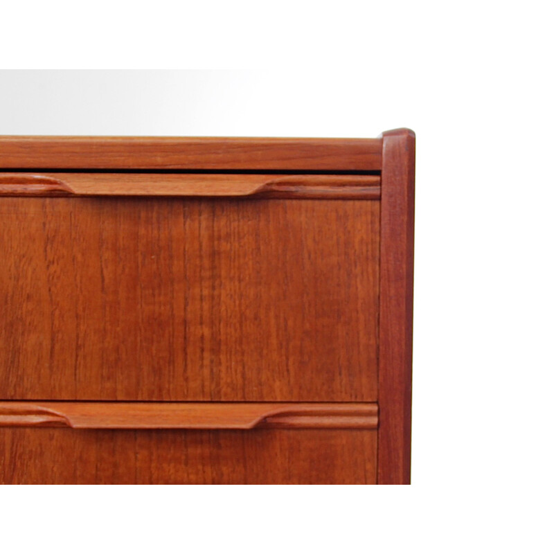 Scandinavian vintage chest of drawers in teak