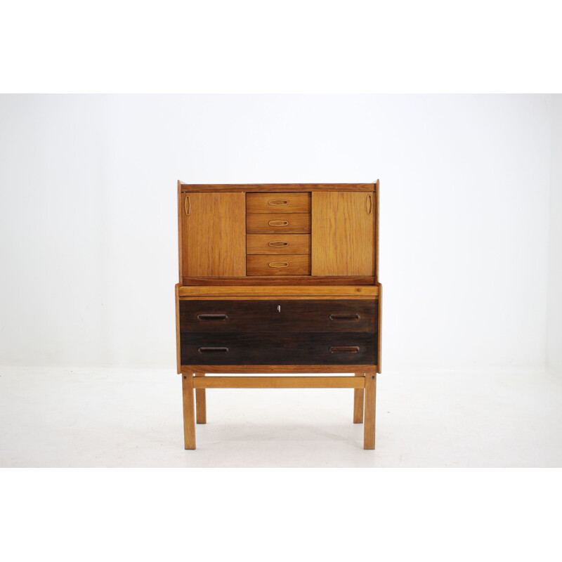 Mid-Century Danish Oak Secretaire, 1960s