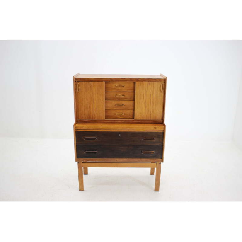 Mid-Century Danish Oak Secretaire, 1960s